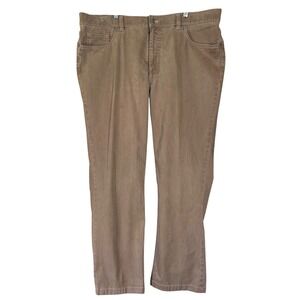 Hiltl Mens Brown Cropped Pants Trousers Cotton Size 40 x 27.5 Academia Preppy